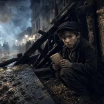 Chanson gavroche : enfant des rues dans une barricade, misère parisienne XIXe