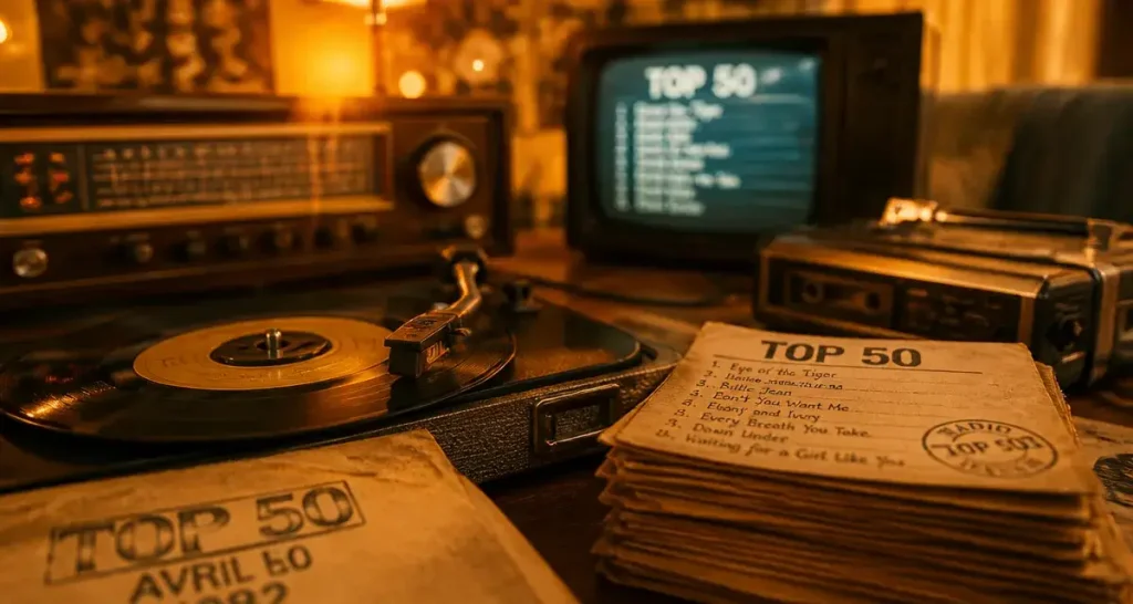 Chanteur des anne 80 : Top 50 rétro vinyles, radio FM et cassettes