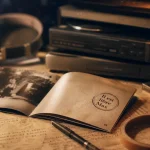 Paroles il est libre max : livret de disque ouvert en atelier