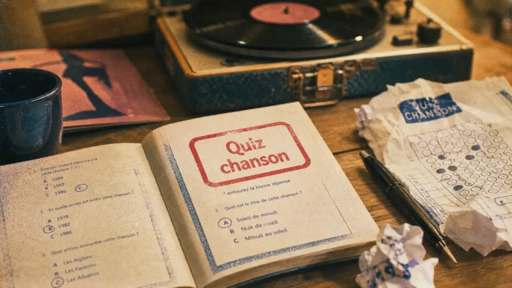 Quiz chanson française : test mémoire musicale