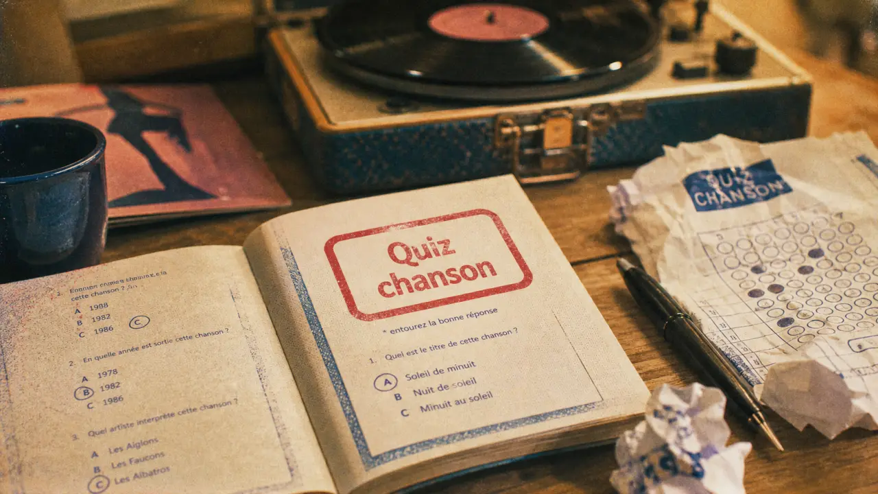 Quiz chanson française : test mémoire musicale