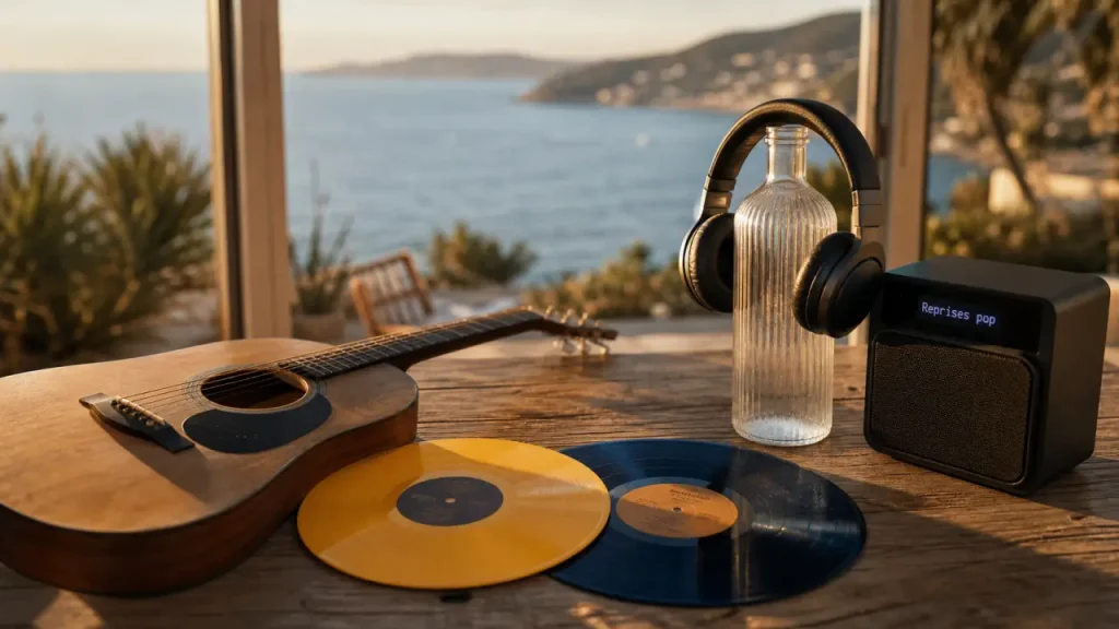 Yann Muller chanson française : guitare, vinyles et reprises pop acoustiques, beats house