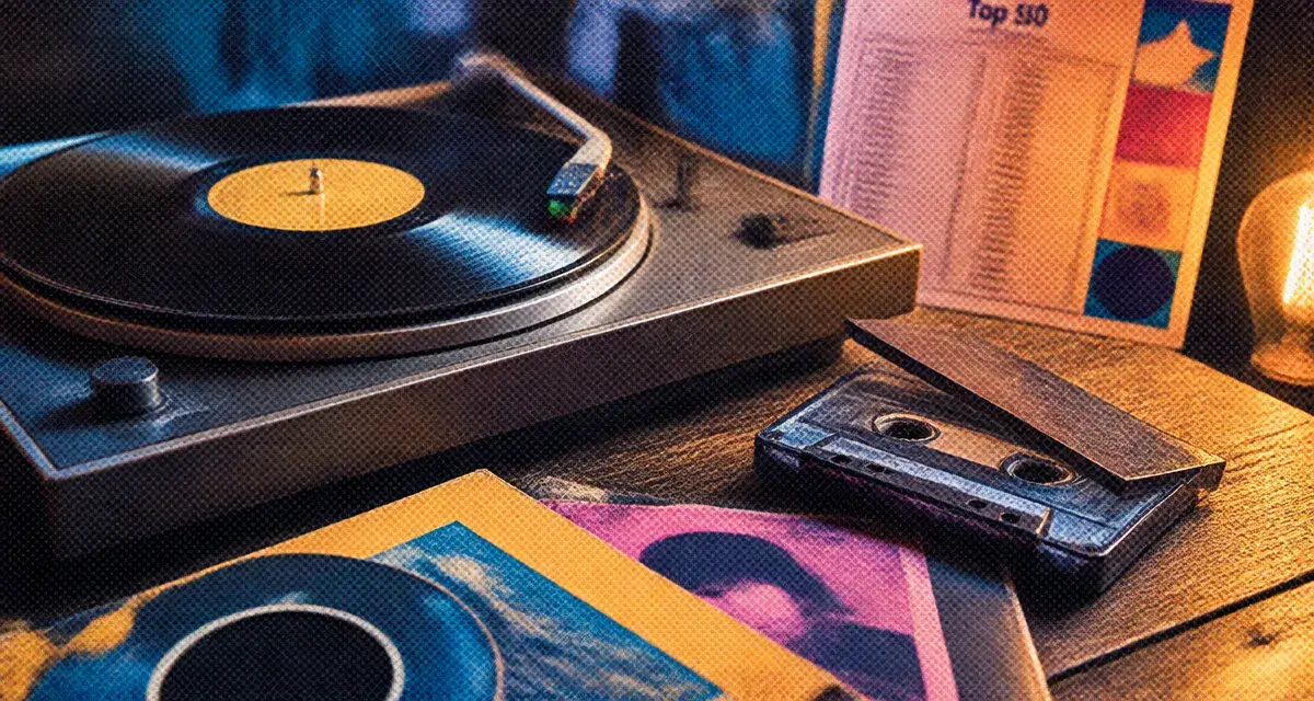 Chanson française année 80 : vinyle, cassette et tubes cultes