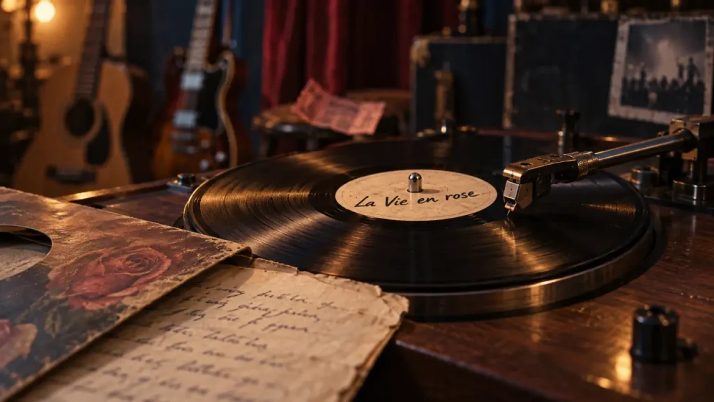 Chansons cultes françaises : La Vie en rose sur vinyle