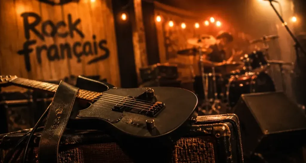 Chansons rock français cultes : concert intime, guitare électrique