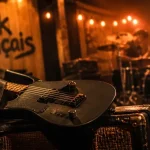 Chansons rock français cultes : concert intime, guitare électrique