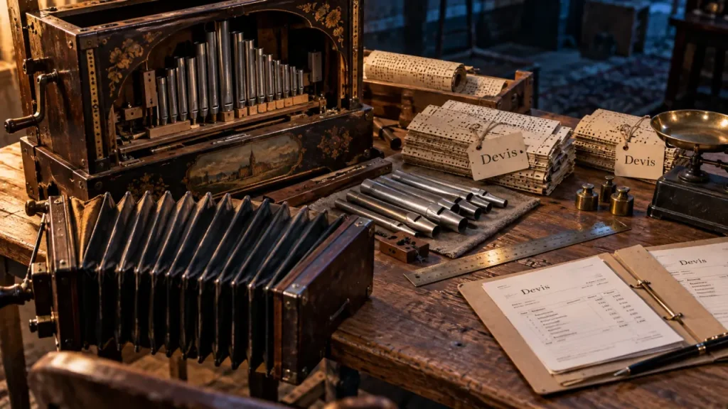 Le prix d’un orgue de barbarie dépend surtout de 6 critères vérifiables