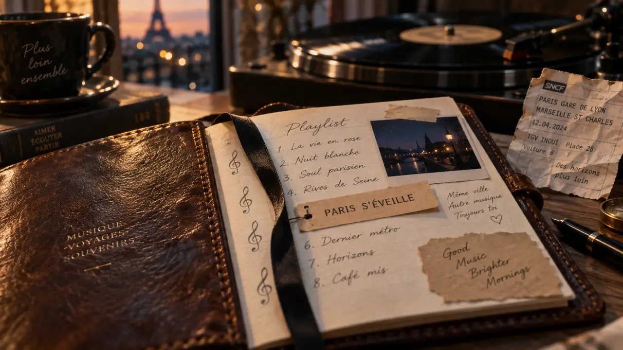 Villes en chanson : playlist Paris sur carnet