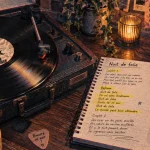 Paroles nuit de folie : repères audio sur vinyle